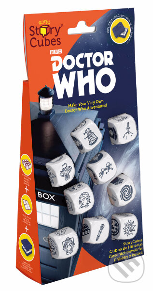 Kniha: Příběhy z kostek: Doctor Who Story Cubes (Rory O'Connor). Mindok, 2016 Kniha: Příběhy z kostek: Doctor Who Story Cubes (Rory O'Connor). Mindok, 2016
