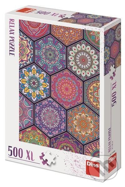 Puzzle: Mandaly - 500 XL dílků (Dino). Dino, 2021 Puzzle: Mandaly - 500 XL dílků (Dino). Dino, 2021