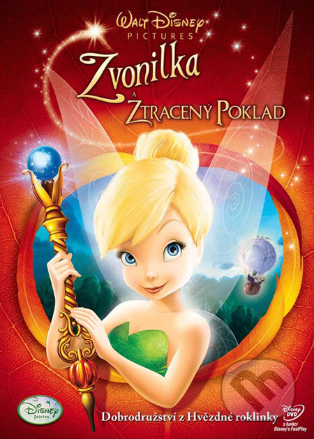 Film: Zvonilka a Ztracený poklad (Klay Hall) (DVD). Magicbox, 2009 Film: Zvonilka a Ztracený poklad (Klay Hall) (DVD). Magicbox, 2009