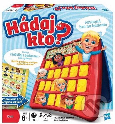 Spoločenská hra: Hádaj kto? (Hasbro). Hasbro Spoločenská hra: Hádaj kto? (Hasbro). Hasbro