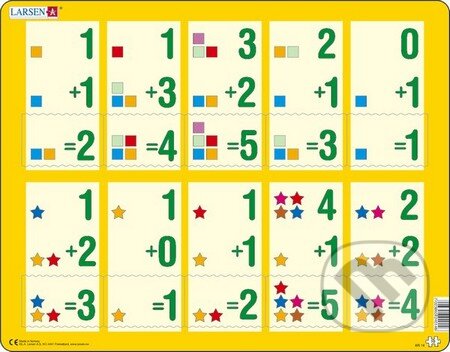 Puzzle: Sčítanie 1-5 AR14 (Larsen). Larsen Puzzle: Sčítanie 1-5 AR14 (Larsen). Larsen