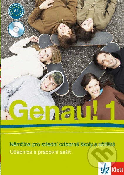 Kniha: Genau! 1: Němčina pro střední odborné školy a učiliště (Carla Tkadlečková a Petr Tlustý). Klett, 2010 Kniha: Genau! 1: Němčina pro střední odborné školy a učiliště (Carla Tkadlečková a Petr Tlustý). Klett, 2010