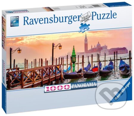 Puzzle: Gondoly v Benátkách (Ravensburger). Ravensburger, 2021 Puzzle: Gondoly v Benátkách (Ravensburger). Ravensburger, 2021