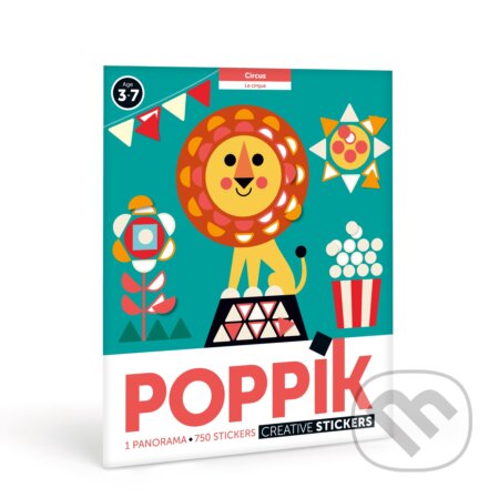 Spoločenská hra: Samolepková panoráma Cirkus (Poppik). Poppik, 2021 Spoločenská hra: Samolepková panoráma Cirkus (Poppik). Poppik, 2021