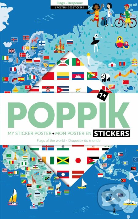 Společenská hra: VLAJKY - vzdelávací samolepkový plagát (Poppik). Poppik, 2021 Společenská hra: VLAJKY - vzdelávací samolepkový plagát (Poppik). Poppik, 2021