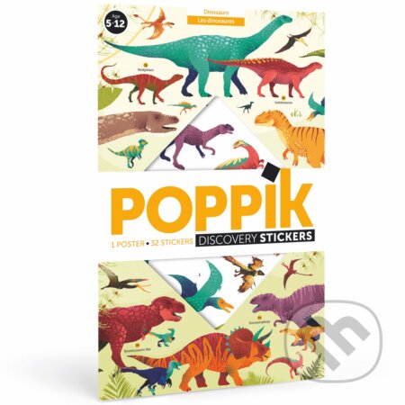 Spoločenská hra: DINOSAURI - vzdelávací samolepkový plagát (Poppik). Poppik, 2021 Spoločenská hra: DINOSAURI - vzdelávací samolepkový plagát (Poppik). Poppik, 2021