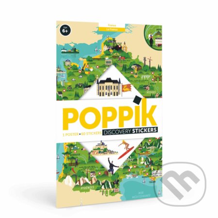 Spoločenská hra: FRANCÚZSKO - vzdelávací samolepkový plagát (Poppik). Poppik, 2021 Spoločenská hra: FRANCÚZSKO - vzdelávací samolepkový plagát (Poppik). Poppik, 2021