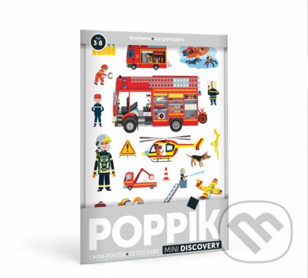 Společenská hra: Snímateľné samolepky HASIČI (Poppik). Poppik, 2021 Společenská hra: Snímateľné samolepky HASIČI (Poppik). Poppik, 2021