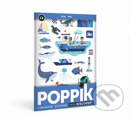 Spoločenská hra: Snímateľné samolepky MODRÁ (Poppik). Poppik, 2021 Spoločenská hra: Snímateľné samolepky MODRÁ (Poppik). Poppik, 2021