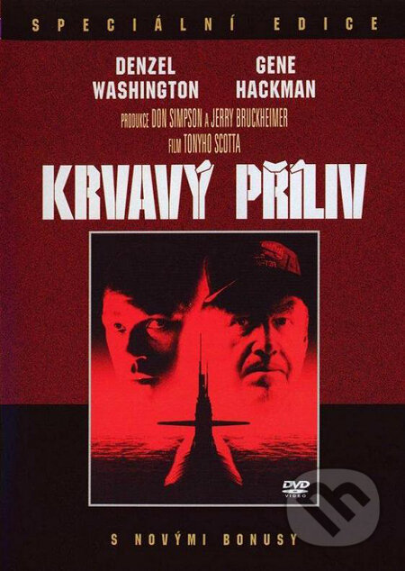 Film: Krvavý příliv (Tony Scott) (DVD). Magicbox, 1995 Film: Krvavý příliv (Tony Scott) (DVD). Magicbox, 1995
