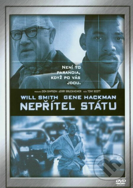 Film: Nepriateľ štátu (Tony Scott) (DVD). Magicbox, 1998 Film: Nepriateľ štátu (Tony Scott) (DVD). Magicbox, 1998