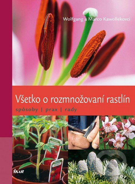 Kniha: Všetko o rozmnožovaní rastlín (Marco Kawollek a Wolfgang Kawollek). Ikar, 2010 Kniha: Všetko o rozmnožovaní rastlín (Marco Kawollek a Wolfgang Kawollek). Ikar, 2010