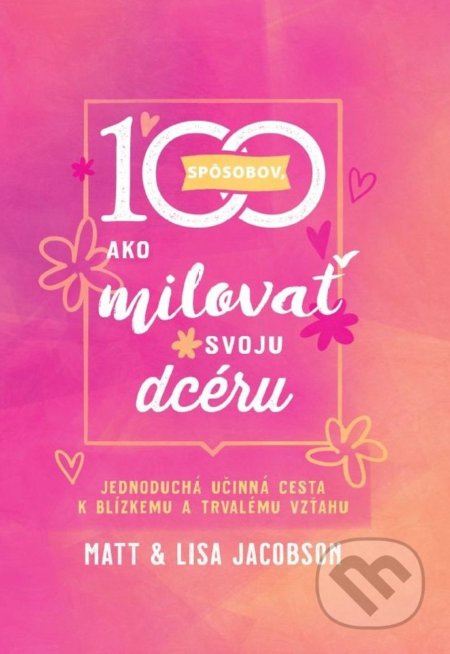 Kniha: 100 spôsobov, ako milovať svoju dcéru (Lisa Jacobson a Matt Jacobson). Ver.sk, 2021 Kniha: 100 spôsobov, ako milovať svoju dcéru (Lisa Jacobson a Matt Jacobson). Ver.sk, 2021
