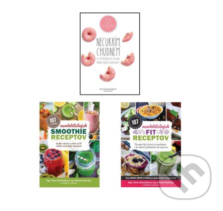 Kniha: Necukrím, chudnem + 107 neodolateľných smoothie receptov + 107 neodolateľných fit receptov (Michal Dedinský, Petra Ondrašáková a kolektív). Lacuna Kniha: Necukrím, chudnem + 107 neodolateľných smoothie receptov + 107 neodolateľných fit receptov (Michal Dedinský, Petra Ondrašáková a kolektív). Lacuna