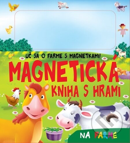 Magnetická kniha s hrami - Na farme, Foni book, 2021