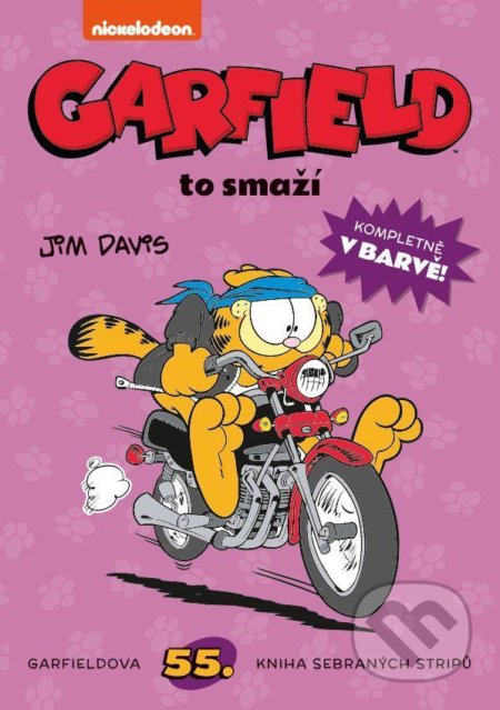Kniha: Garfield 55: Garfield to smaží (Jim Davis). Crew, 2021 Kniha: Garfield 55: Garfield to smaží (Jim Davis). Crew, 2021