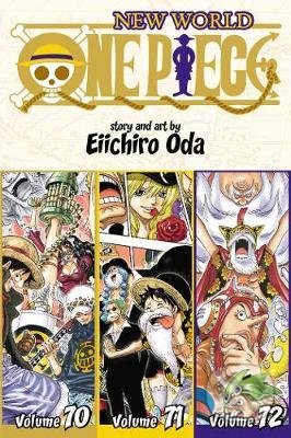 Kniha: One Piece Volumes 70, 71, 72 (Eiichiro Oda). Viz Media, 2018 Kniha: One Piece Volumes 70, 71, 72 (Eiichiro Oda). Viz Media, 2018