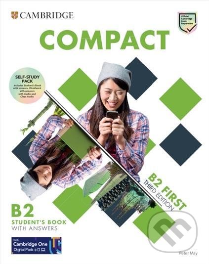 Kniha: Compact First B2 Self-study pack, 3rd (Peter May). Cambridge University Press, 2021 Kniha: Compact First B2 Self-study pack, 3rd (Peter May). Cambridge University Press, 2021