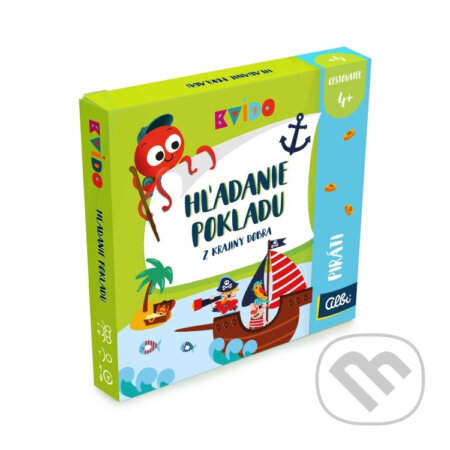 Spoločenská hra: Hľadanie pokladu z krajiny dobra - Piráti (Albi). Albi, 2021 Spoločenská hra: Hľadanie pokladu z krajiny dobra - Piráti (Albi). Albi, 2021