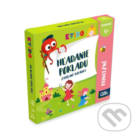 Spoločenská hra: Hľadanie pokladu zatúlané koráliky - Princezné (Albi). Albi, 2021 Spoločenská hra: Hľadanie pokladu zatúlané koráliky - Princezné (Albi). Albi, 2021