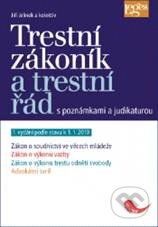 Kniha: Trestní zákoník a trestní řád s poznámkami a judikaturou (Jiří Jelínek a kolektiv). Leges, 2009 Kniha: Trestní zákoník a trestní řád s poznámkami a judikaturou (Jiří Jelínek a kolektiv). Leges, 2009