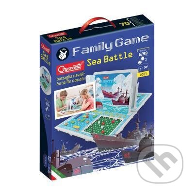 Spoločenská hra: Sea Battle – strategická hra Lodě (námořní bitva) (Quercetti). Quercetti, 2021 Spoločenská hra: Sea Battle – strategická hra Lodě (námořní bitva) (Quercetti). Quercetti, 2021
