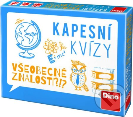 Společenská hra: Kapesní kvízy - všeobecné znalosti (Dino). Dino, 2021 Společenská hra: Kapesní kvízy - všeobecné znalosti (Dino). Dino, 2021