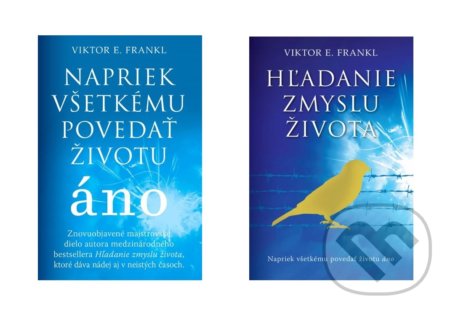 Kniha: Napriek všetkému povedať životu áno + Hľadanie zmyslu života (Viktor E. Frankl). Eastone Books, 2021 Kniha: Napriek všetkému povedať životu áno + Hľadanie zmyslu života (Viktor E. Frankl). Eastone Books, 2021