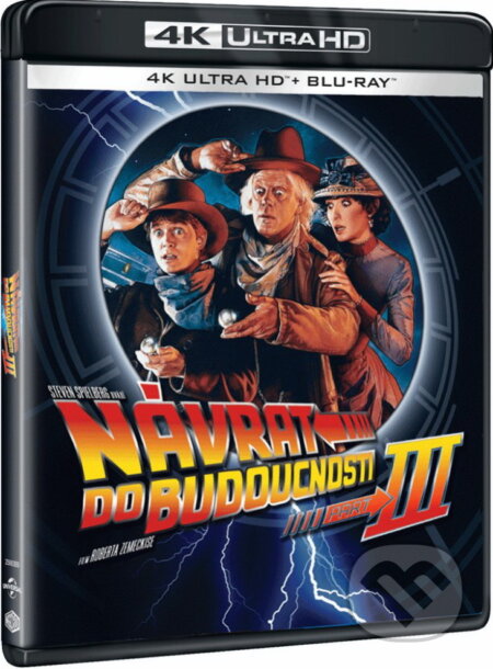 Film: Návrat do budoucnosti III Ultra HD Blu-ray - remasterovaná verze (Robert Zemeckis) (UltraHDBlu-ray). Magicbox, 2021 Film: Návrat do budoucnosti III Ultra HD Blu-ray - remasterovaná verze (Robert Zemeckis) (UltraHDBlu-ray). Magicbox, 2021