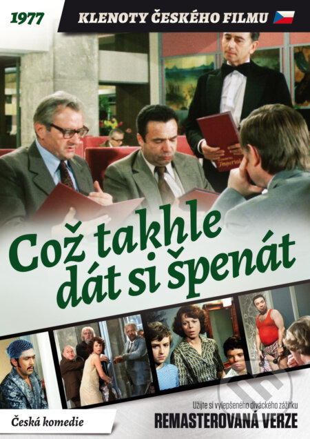 Film: Což takhle dát si špenát (remasterovaná verze) (Václav Vorlíček) (DVD). Magicbox, 1977 Film: Což takhle dát si špenát (remasterovaná verze) (Václav Vorlíček) (DVD). Magicbox, 1977
