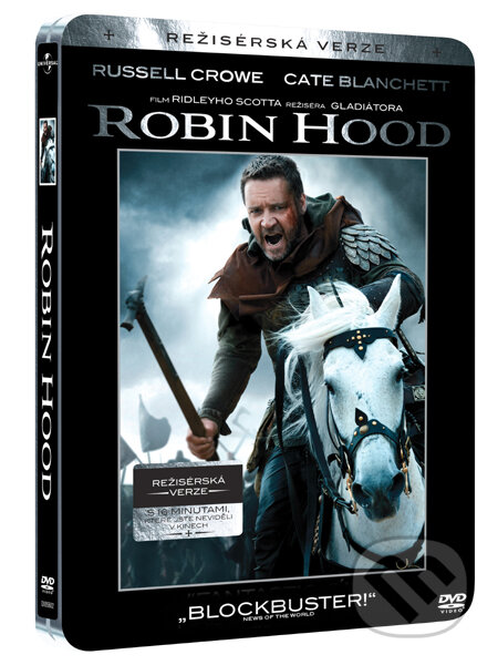 Film: Robin Hood - Steelbook (2 DVD) (Ridley Scott) (DVD). Bonton Film, 2010 Film: Robin Hood - Steelbook (2 DVD) (Ridley Scott) (DVD). Bonton Film, 2010