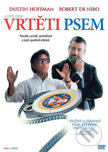 Film: Vrtěti psem (Barry Levinson) (DVD). Bonton Film, 1997 Film: Vrtěti psem (Barry Levinson) (DVD). Bonton Film, 1997