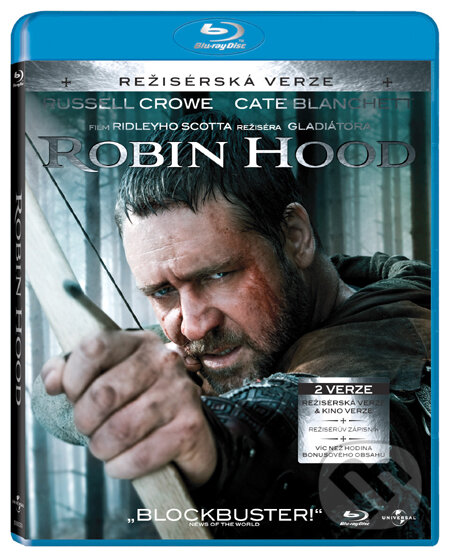 Film: Robin Hood (Wolfgang Reitherman a Ridley Scott) (Blu-ray). Magicbox, 2010 Film: Robin Hood (Wolfgang Reitherman a Ridley Scott) (Blu-ray). Magicbox, 2010