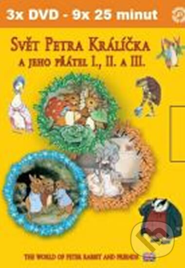 Film: Svět Petra Králíčka a jeho přátel I.- III. (Dave Unwin a Tony Cuy) (DVD). Filmexport Home Video, 2001 Film: Svět Petra Králíčka a jeho přátel I.- III. (Dave Unwin a Tony Cuy) (DVD). Filmexport Home Video, 2001