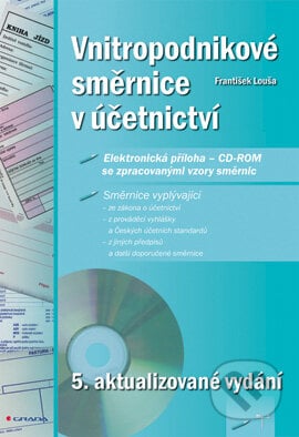 Vnitropodnikové směrnice v účetnictví + CD–ROM - František Louša, Grada, 2008