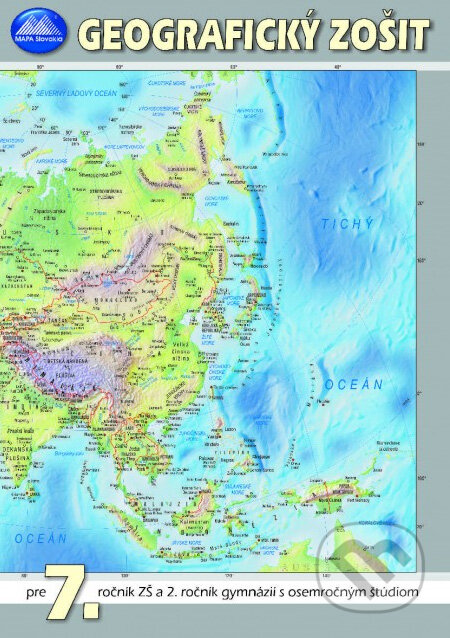 Kniha: Geografický zošit pre 7. ročník ZŠ a 2. ročník gymnázií s osemročným štúdiom (Ladislav Tolmáči a kolektív). Mapa Slovakia, 2010 Kniha: Geografický zošit pre 7. ročník ZŠ a 2. ročník gymnázií s osemročným štúdiom (Ladislav Tolmáči a kolektív). Mapa Slovakia, 2010