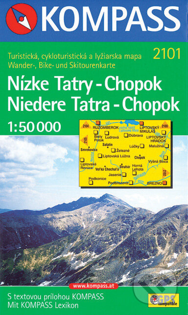 Nízke Tatry - Chopok 1:50 000, MAIRDUMONT