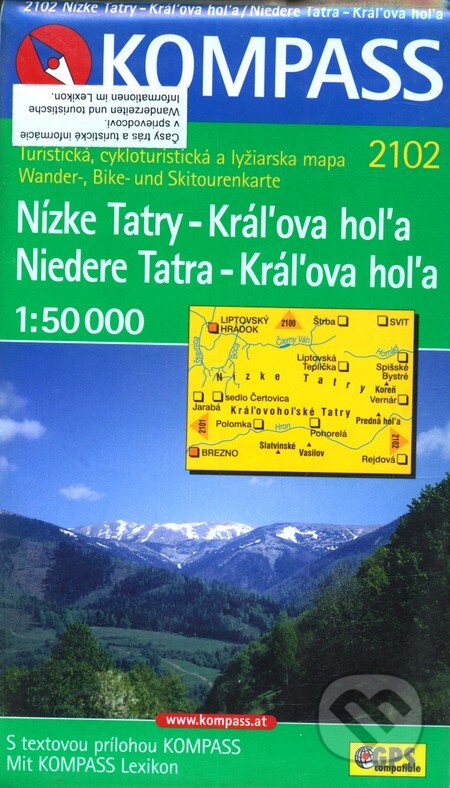 Nízke Tatry - Kráľova hoľa (Kompass). Kompass Nízke Tatry - Kráľova hoľa (Kompass). Kompass