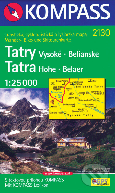 Tatry - Vysoké, Belianske 1:25 000, Kompass