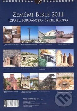 Zeměmi Bible 2011 - Nástěnný kalendář, Česká biblická společnost, 2010