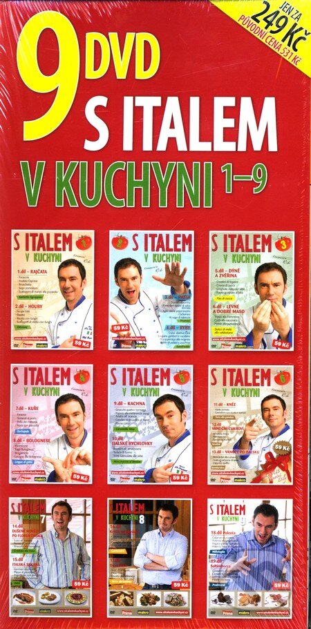 Film: S Italem v kuchyni 1-9 (9 DVD) (Magazine) (DVD). Magazine, 2010 Film: S Italem v kuchyni 1-9 (9 DVD) (Magazine) (DVD). Magazine, 2010