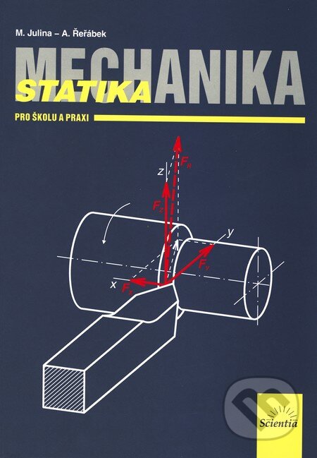 Kniha: Mechanika a statika pro školu a praxi (Antonín Řežábek a Miloslav Julina). Scientia, 2000 Kniha: Mechanika a statika pro školu a praxi (Antonín Řežábek a Miloslav Julina). Scientia, 2000
