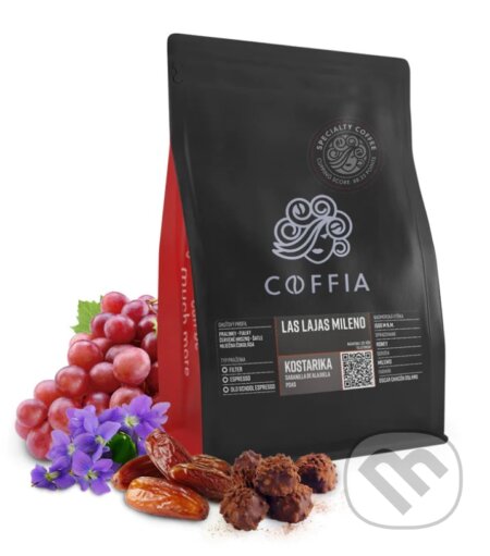 Kávy a čaje: Las Lajas Milenio Honey (COFFIA). COFFIA, 2021 Kávy a čaje: Las Lajas Milenio Honey (COFFIA). COFFIA, 2021