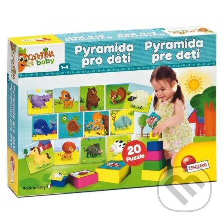 Společenská hra: Carotina Baby: Pyramida pro děti (Lisciani). Lisciani, 2021 Společenská hra: Carotina Baby: Pyramida pro děti (Lisciani). Lisciani, 2021
