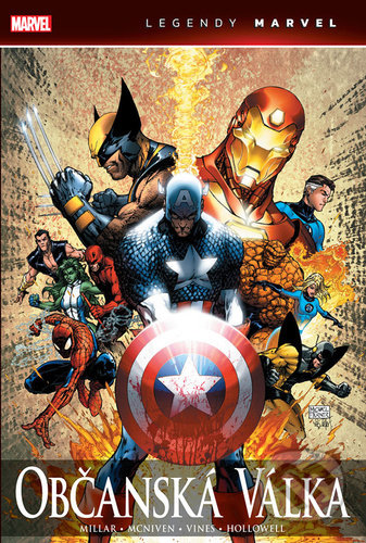 Kniha: Občanská válka (Mark Millar). Crew, 2021 Kniha: Občanská válka (Mark Millar). Crew, 2021