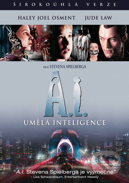 Film: A.I. Umělá inteligence (Steven Spielberg) (DVD). Magicbox, 2001 Film: A.I. Umělá inteligence (Steven Spielberg) (DVD). Magicbox, 2001