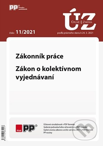 ÚZZ 11/2021 (Poradca podnikateľa). Poradca podnikateľa, 2021 ÚZZ 11/2021 (Poradca podnikateľa). Poradca podnikateľa, 2021