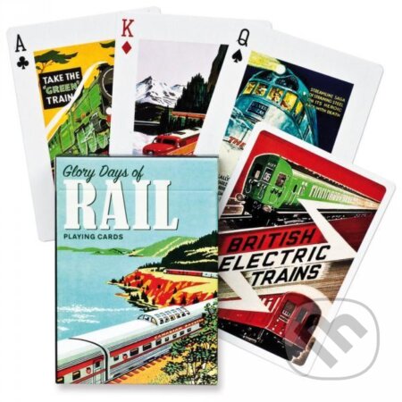Společenská hra: Poker - The Glory Days of Rail / Vlaky (Piatnik). Piatnik, 2021 Společenská hra: Poker - The Glory Days of Rail / Vlaky (Piatnik). Piatnik, 2021