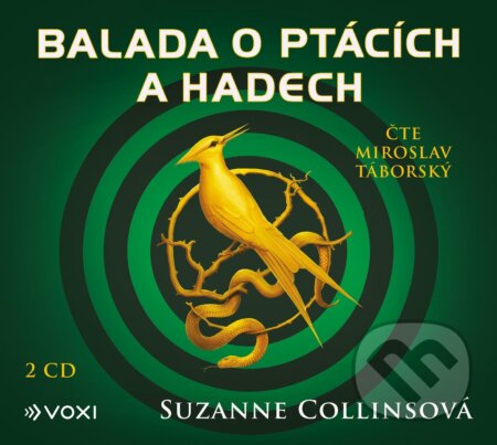 Audiokniha: Balada o ptácích a hadech (Suzanne Collins). Voxi, 2021 Audiokniha: Balada o ptácích a hadech (Suzanne Collins). Voxi, 2021