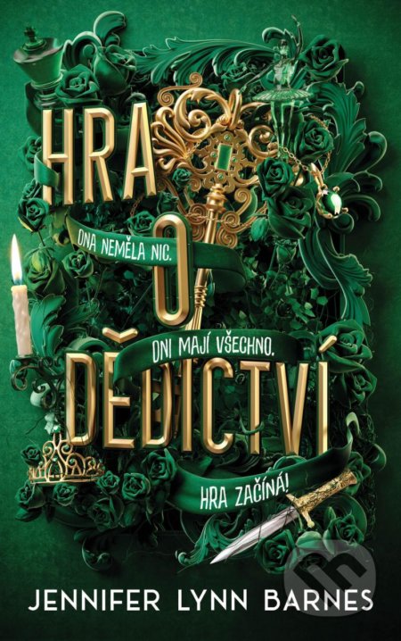 Kniha: Hra o dědictví (Jennifer Lynn Barnes). YOLi CZ, 2022 Kniha: Hra o dědictví (Jennifer Lynn Barnes). YOLi CZ, 2022